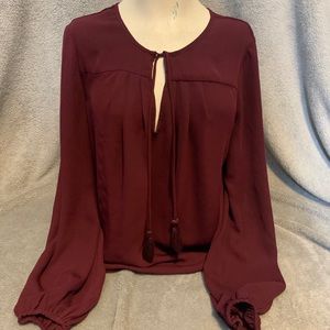 Maroon blouse